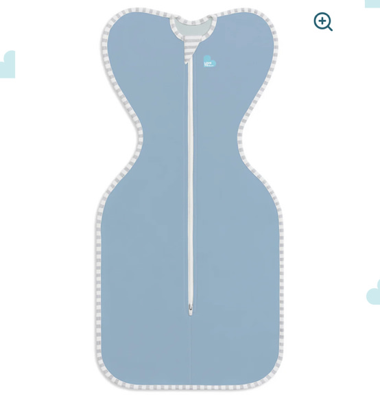 Swaddle Up™ 1.0 TOG Cotton Dusty Blue