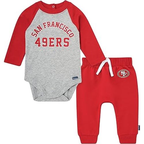 Gerber NFL unisex-baby Nfl Onesie Bodysuit and Jogger Set
