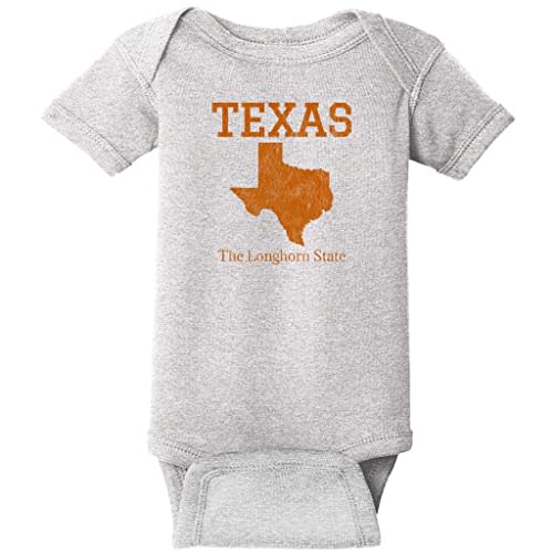 U.S. Custom Tees Texas The Longhorn State Baby One Piece