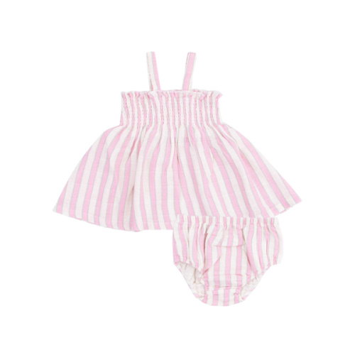 Angel Dear® | Smocked Top & Bloomer In Style Candy Stripe