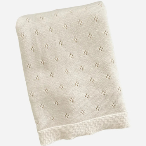 Organic Cotton Heirloom Pique Blanket