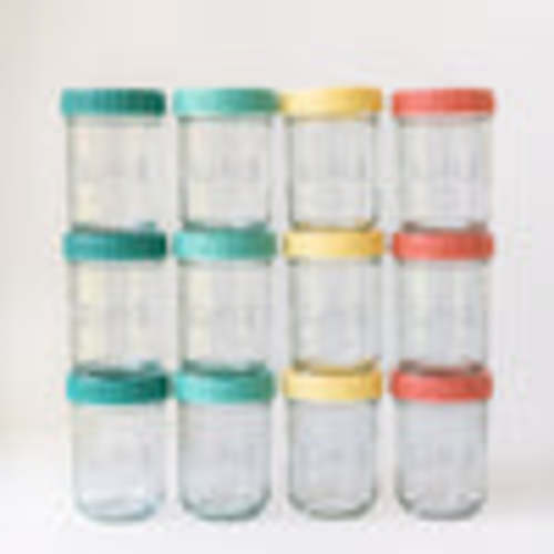 Breastmilk Storage Jar Set – Mason Bottle