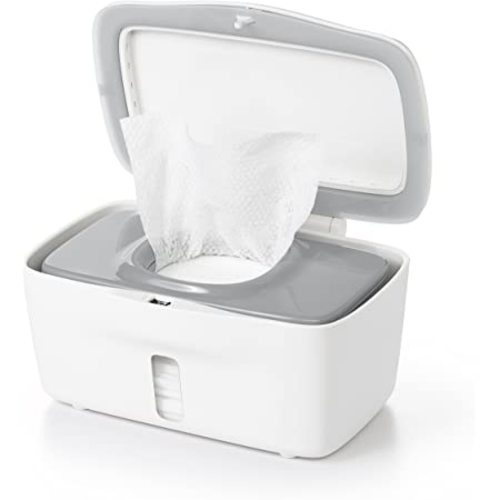 OXO Tot Perfect Pull Wipes Dispenser, Gray , 8.75x6.5x4.5 Inch (Pack of 1)
