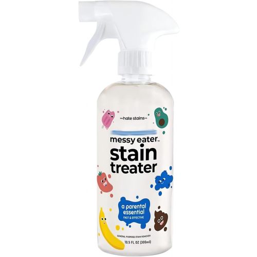 Stain Remover Spray, 10.5 FL OZ Stain Treater for Laundry, Stain Treater Spray, Fabric Stain Remover for Spots on Clothes, Underwear, Carpets, Linens, Removes Oil Paint Blood and Pet Stains (1)