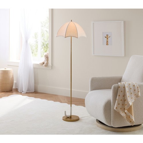 Umbrella Shaped Floor Lamp (58")