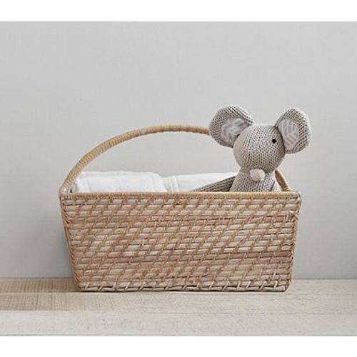 Quinn Diaper Caddy White Washed