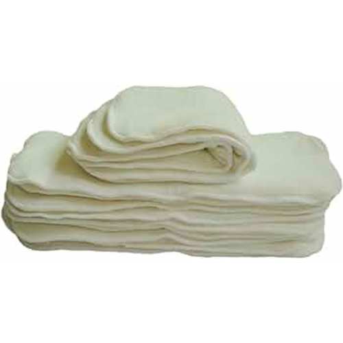 ALVABABY 12PCS Cloth Diaper Inserts 4-Layers Super Soft Inserts for Cloth Diapers and Cloth Diapers Covers 12MB