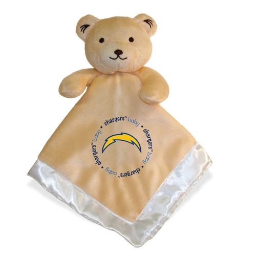 Baby Fanatic Tan Security Bear - NFL Los Angeles Chargers - Officially Licensed Snuggle Buddy