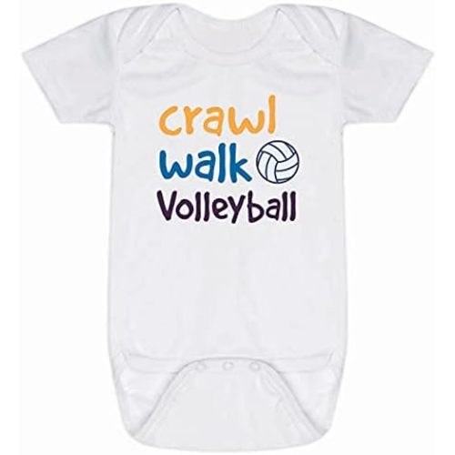 ChalkTalkSPORTS Volleyball Baby & Infant One Piece | Volleyball Theme Bodysuits