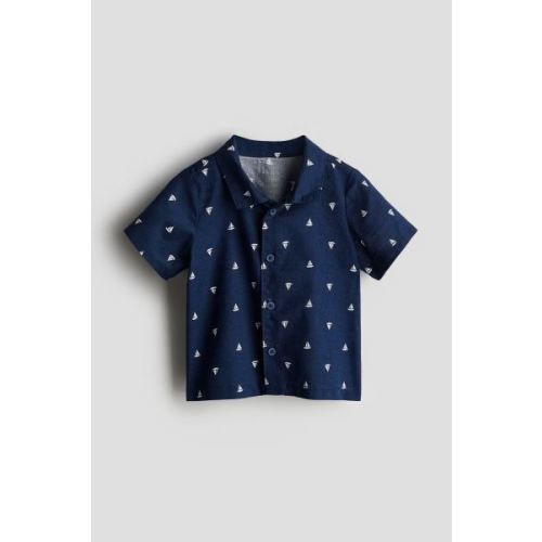 Short-sleeved Cotton Shirt