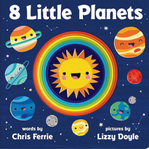 8 Little Planets: A Solar System Book for Kids with Unique Planet Cutouts