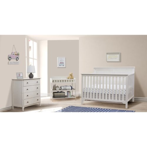 Farmhouse Convertible 3 -Piece Nursery Furniture Set