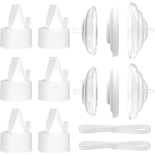 Spectra Replacement Pump Parts Compatible with S1/S2/9 Plus, Not Original Accessories, Spectra Duckbill Valves, Backflow Protectors (Diaphragm Included), Tubings (14Pack)