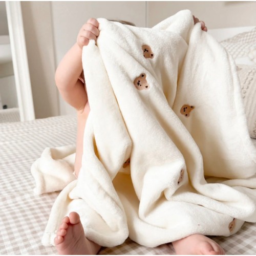 Cozy Bear Baby Blanket