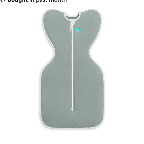 Love to Dream Swaddle UP, Sleep Sack 0-3 Months, Self-Soothing, Improves Sleep, Snug Fit Helps Calm Startle Reflex, Baby Essentials Must Haves Newborn, 1.0 TOG, 8-13 lbs, Oatmeal