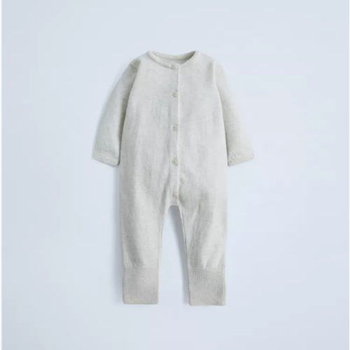 CONVERTIBLE COTTON SILK FOOTIE JUMPSUIT - Mid-ecru | ZARA United States