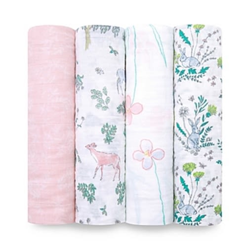 aden + anais® Around the World Swaddle Blankets in - Pink