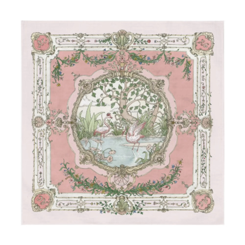 Carré – Tapestry Pink on Pink - Atelier Choux