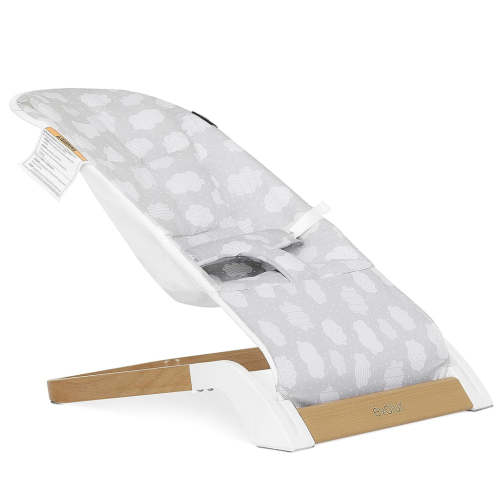 Evolur Koko Portable Infant Bouncer in Cloud Grey