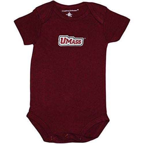 Creative Knitwear University of Massachusetts Amherst UMASS Minutemen Baby Bodysuit