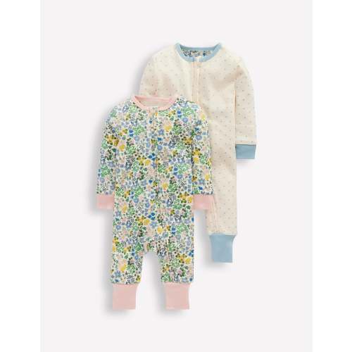 Twin Pack Rompers-Chick Floral