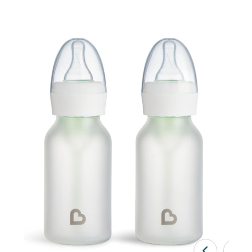Bond™ Silicone Glass Bottle 4oz or 8oz, 2pk | Munchkin