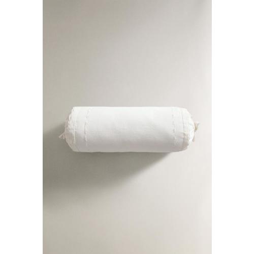 CHILDREN'S BOLSTER CUSHION WITH EMBROIDERED DESIGN