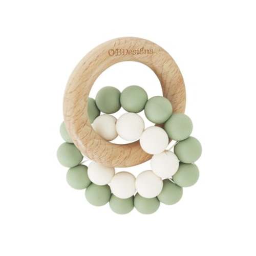 O.B. Designs Eco-Friendly Teether - Various Colors – Green Bean Baby Boutique