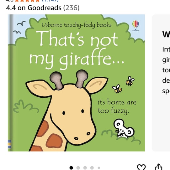 That's not my giraffe...: An Interactive, Sensory Touchy-Feely Book Featuring Animals with Tactile Patches for Babies and Toddlers (THAT'S NOT MY�)