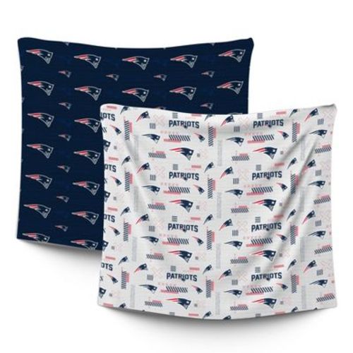 NFL New England Patriots Home & Away Baby Swaddle Blanket - 2pk