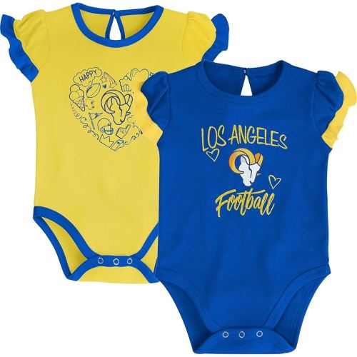 Outerstuff NFL Newborn Infants Too Much Love 2 Piece Creeper Bodysuit Romper Set