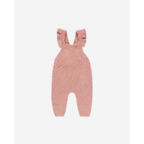 Pointelle Knit Overalls || Lipstick