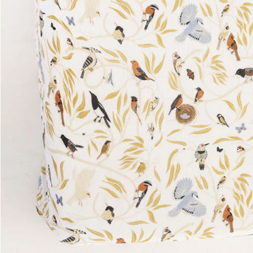 Clementine Kids For the Birds Crib Sheet