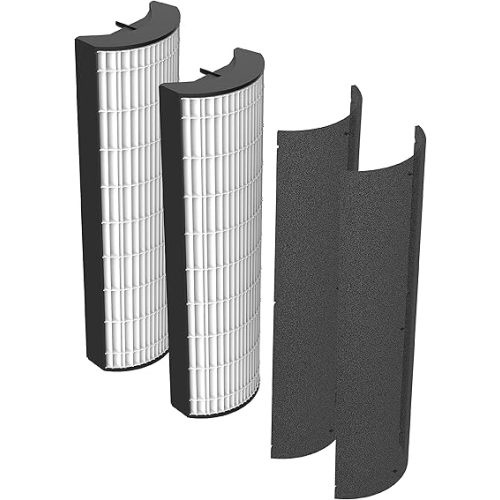 Pure Enrichment® Genuine 2-in-1 True HEPA Replacement Filter for the PureZone™ Elite 4-in-1 Air Purifier - 2 Pack (PEAIRTWR)