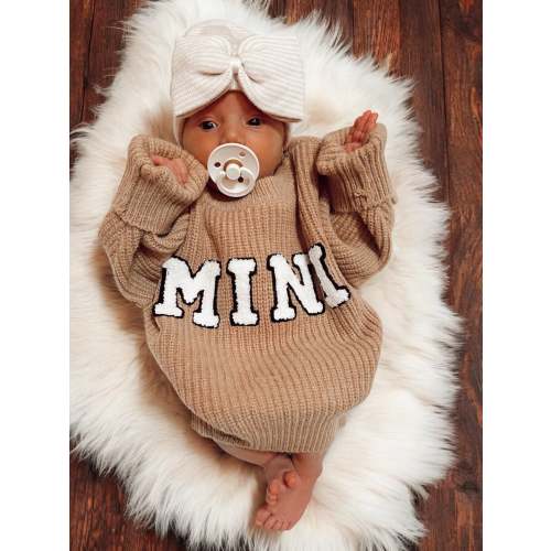 Mini Knit Sweater, Rustic
