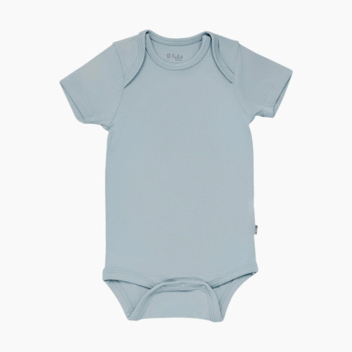 Kyte Baby Short Sleeve Bodysuit - Fog, 3-6 M