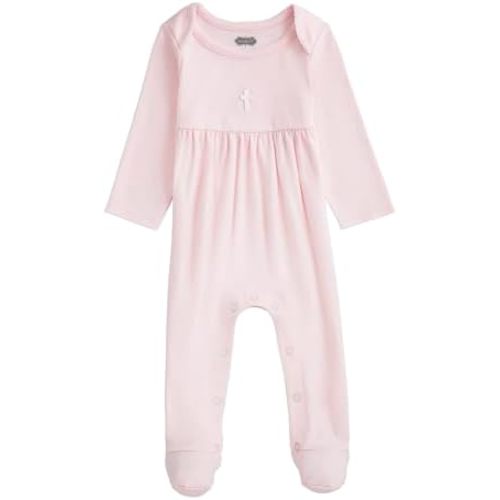 Mud Pie Baby Sleeper with Crochet Cross