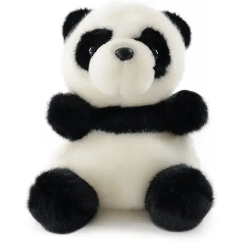 Sew Butiful 8.6" Panda Stuffed Animals Plush, Cute Plushies for Animal Themed Parties Teacher Student Award, Animal Toys for Baby, Boy, Girls, Great for Nursery, Room Decor, Bed (Panda)