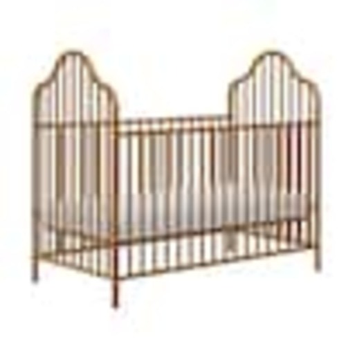 Little Seeds Rowan Valley Lanley Gold Metal Crib and Changing Table Set 4550249LS