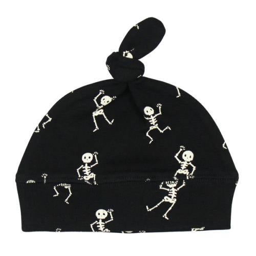 Organic Knotted Hat in Dancing Skeletons
