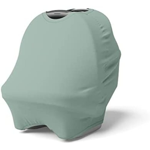 Natemia Baby 4 in 1 Car Seat Cover - Stretchy & Soft Car Seat Canopy, Nursing Cover, Shopping Cart Cover, High Chair Cover