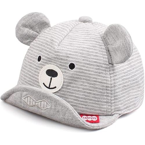 JANGANNSA Baby Duck Cap Infant Kids Sun Hat Bear Cute Cartoon Caps Spring Summer