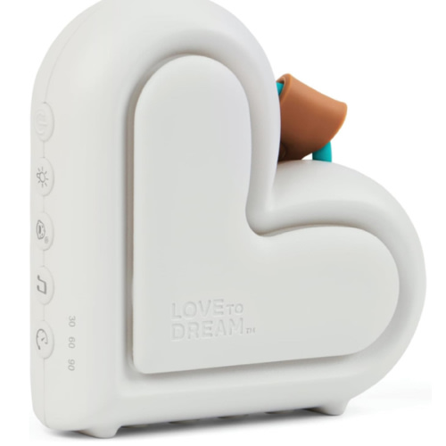 Love to Dream Sleep Machine, Baby White Noise Machine for Sleeping and Relaxing, Noise Therapy with 9 Soothing Infant Sleep Sounds with Baby Night Light, Portable Sound Machine