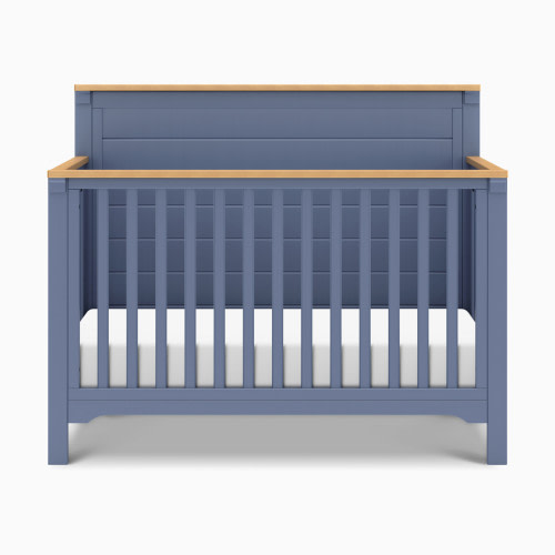 daVinci Shea 4-in-1 Convertible Crib - Cove Blue/Honey