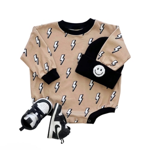 Bubble Romper | Lightning Bolt
