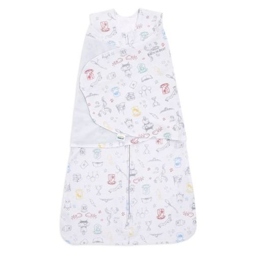 Halo Innovations 100% Cotton Sleepsack Swaddle Wrap - S - Harry Potter Messenger