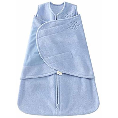 HALO Sleepsack Micro-Fleece Swaddle, Baby Blue, Small - Small (Pack of 1)