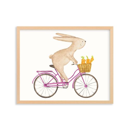 Minted® Fast Riders Framed Gallery Art by Francisca Reyes | Pottery Barn Kids