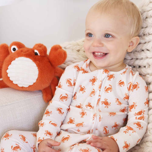 Beachy Waffle Bamboo Convertible Zip Rompers