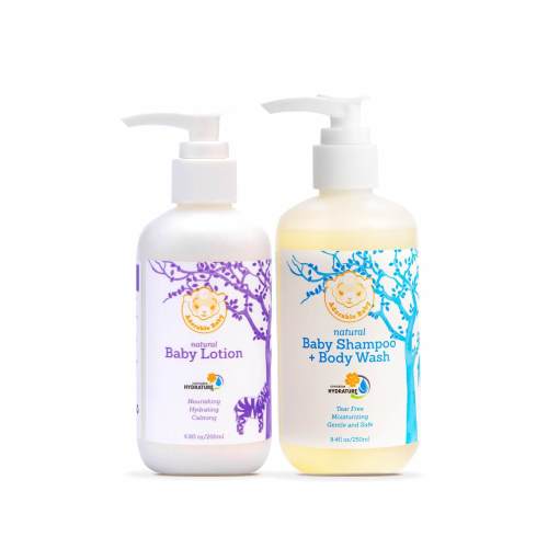Natural Baby Shampoo Body Wash & Lotion – Adorable Baby